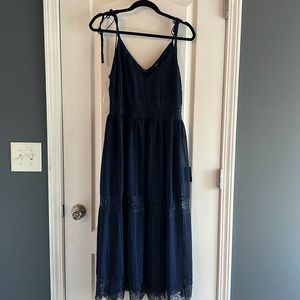 Lulu’s navy blue dress size Large